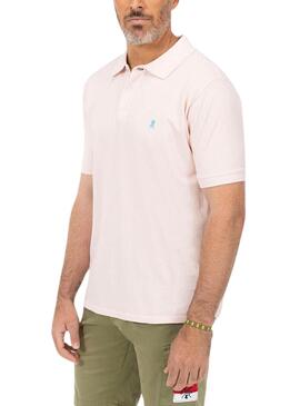 Chemise Polo  El Pulpo Basique Rose Pour Homme