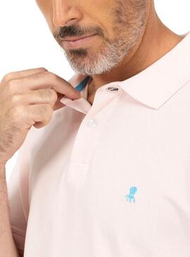 Chemise Polo  El Pulpo Basique Rose Pour Homme