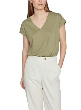 Top Vila Visyma Vert Pour Femme