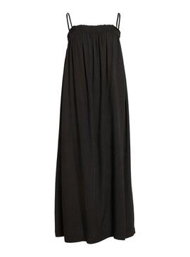 Robe Vila Vikvinne Midi Noir Pour Femme