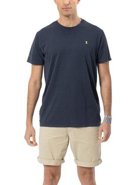T-shirt   El Pulpo Lavé Logo Marin Pour Homme
