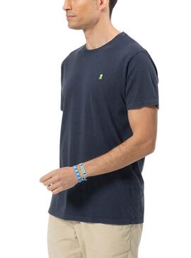 T-shirt   El Pulpo Lavé Logo Marin Pour Homme
