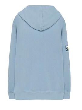 Sweat-shirt   El Pulpo Graffiti Bleu Pour Homme