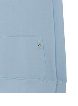 Sweat-shirt   El Pulpo Graffiti Bleu Pour Homme