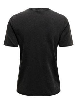 T-shirt Only Lucy Nuit Noir pour Femme