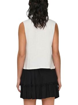 T-shirt Only Lucy Knot Eagle Blanc Pour femme