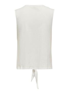 T-shirt Only Lucy Knot Eagle Blanc Pour femme