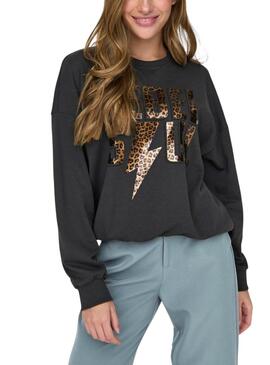 Sudadera Only Runa Noir Pour Femme