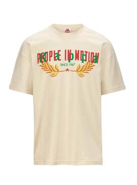  T-shirt Kappa Leilon Beige pour Homme