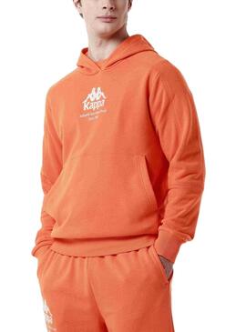 Sweatshirt Kappa Giano Orange Pour Homme