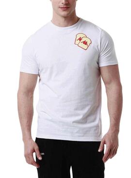T-shirt Kappa Lennox blanc pour homme