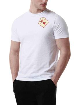 T-shirt Kappa Lennox blanc pour homme