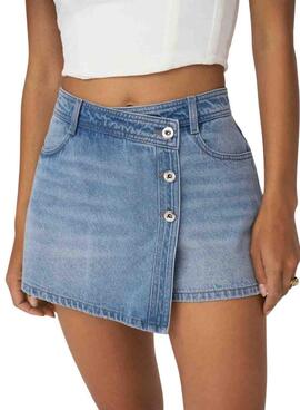 Jupe Only Lesly bleue pour femme