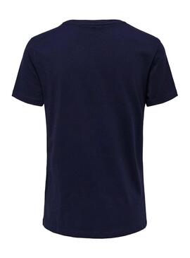 T-Shirt Only Zabi Artsy Bleu pour Femme
