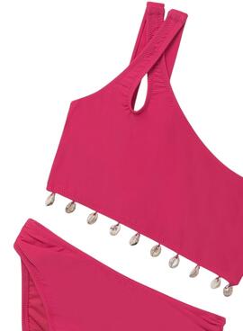Bikini Mayoral coquillages roses pour fille