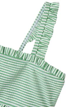 Maillot de bain Name It Zaid à rayures vertes pour fille