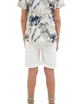 Bermuda Jack And Jones Rick Original blanco niños  