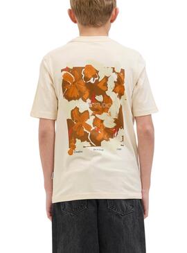 T-shirt Jack And Jones Varenna Painted beige Enfant