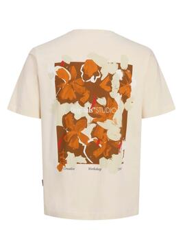T-shirt Jack And Jones Varenna Painted beige Enfant