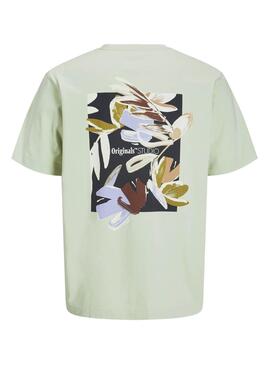 T-shirt Jack And Jones Varenna Painted vert pour enfant