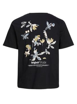 T-shirt Name It Varenna Painted noir pour enfant