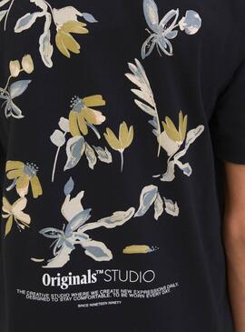 T-shirt Name It Varenna Painted noir pour enfant
