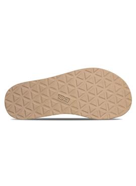 Sandales Teva Original Universal Slim beige pour femme