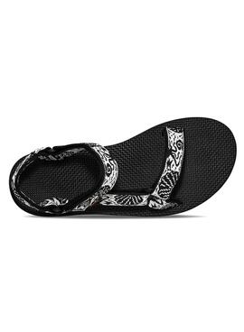  Sandales Teva Original Universal Sirena blanc et noir pour femme