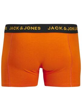 Ensemble de boxers multicolores Jack and Jones pour homme.
