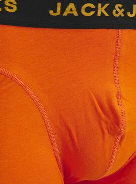 Ensemble de boxers multicolores Jack and Jones pour homme.