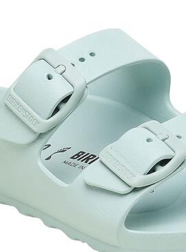 Sandales Birkenstock Arizona EVA turquoise enfants