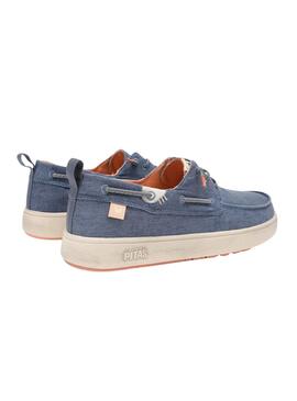 Mocassins Walkin Pitas Maui Flax bleu pour homme