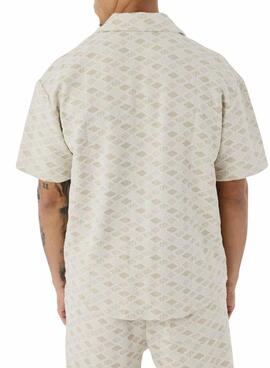 Chemise Project x Paris en tissu texturé beige pour homme