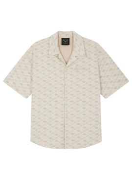 Chemise Project x Paris en tissu texturé beige pour homme