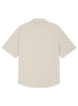 Chemise Project x Paris en tissu texturé beige pour homme