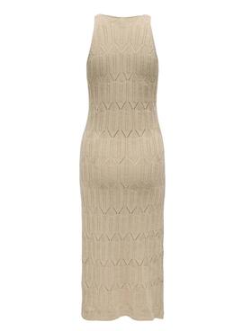 Robe Only Mea beige pour femme