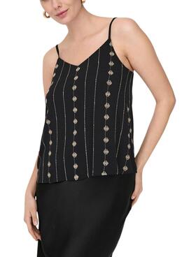 Top Only Viana noir pour femme