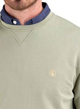 Sweatshirt El Ganso basique verte pour homme