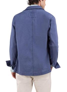 Chemise surchemise El Ganso Garment bleu marine pour homme