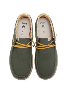 Chaussures Wallabi Walkin Pitas vertes pour hommes