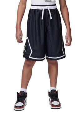 Bermudes Jordan Diamond noir et blanc pour enfant