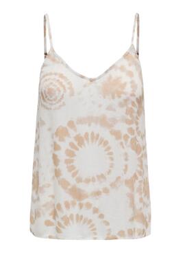  Top Only Chiara tie dye beige pour femmes