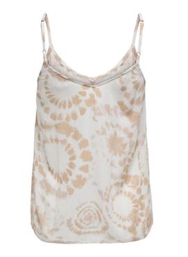  Top Only Chiara tie dye beige pour femmes