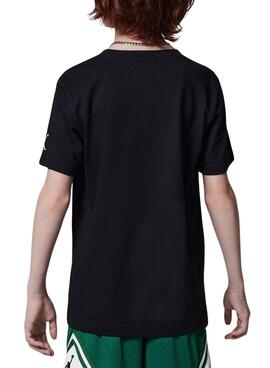 T-shirt Jordan Nike Woldmark noir pour enfant.