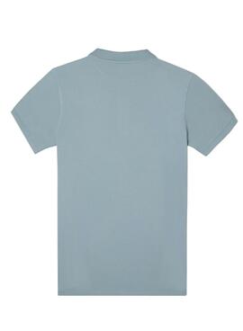 Polo Silbon Classique Uni bleu pour homme