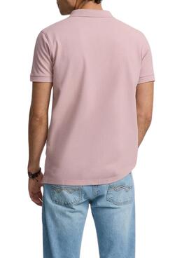 Polo Silbon Clásico Liso rose pour homme