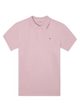 Polo Silbon Clásico Liso rose pour homme