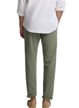 Pantalon Silbon Sport Chino Liso vert pour homme
