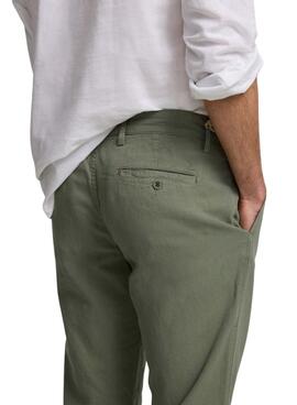 Pantalon Silbon Sport Chino Liso vert pour homme