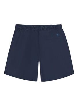 Maillot de bain unie marine Silbon pour homme
